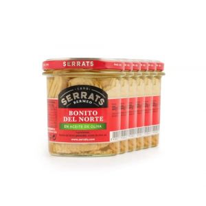6 unit&eacute;s - SERRATS - Thon Germon &agrave; l&rsquo;huile d&rsquo;olive 320g (Conservas Serrats, neuf)