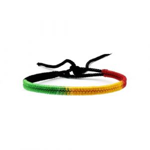 Bracelet élastique Rasta, Drapeau Rasta, Hippie, BOD Marley, Jamaïque (BisuteriaDeModa, neuf)