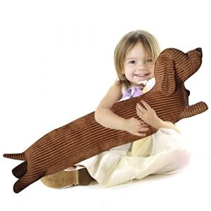 Xiixuuj Oreiller en Peluche pour Chien Teckel, 55/70/110 Cm Doux Et, Coussin en Peluche Doux Et - Coussin en Peluche R&eacute;aliste pour Canap&eacute; Chaise D&eacute;coration De La Maison Long Chien Oreiller (unicande, neuf)