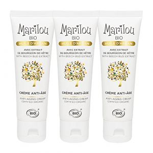 Marilou-Bio - Lot 3 Cr&egrave;me Anti-Age &agrave; l'huile d'Argan de la gamme Argan - Cr&egrave;me Anti-&acirc;ge Bio Eclat - Peaux normales &agrave; s&egrave;ches - Fabriqu&eacute; en France - Tube 3 X 50 ml (Marilou Bio, neuf)