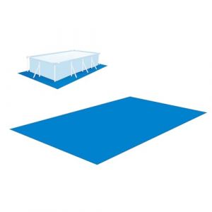 Tapis De Sol pour Piscine, Hors Terre Tapis De Protection Bâche De Sol Rectangulaire,Bleu Pliable Imperméable, Protecteur De Sol Piscine pour Rectangulaire Piscines,2,5x4,5 M (siuwad, neuf)