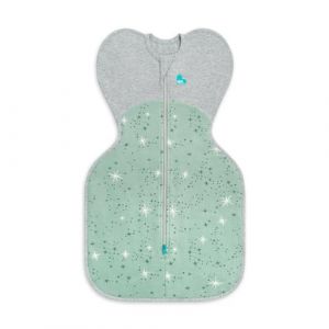 Love To Dream Swaddle Up Fleece Mild Emmailloter Bébé Unisexe, Olive North Star, Newborn (2.2-3.8kg) (Love To Dream, neuf)