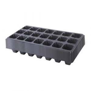 Sharplace 10 PCS Plateaux de Semis, Culture des Plantes Plateau, Plateau de Semis Croissance Plateaux avec des Trous de Drain, P&eacute;pini&egrave;re de Semis en Plastique pour La Maison de Jardin, 21 Trous (RT Technology, neuf)