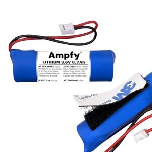 Pile Batterie BAT90821 3.6V 0.7Ah 700mAh | SIR&Egrave;NE Alarme Remplacement Compatible avec DAITEM LOGISTY Hager ATRAL DIAGRAL BAT90821X / 908-21X / BAT90-821X / DIAG54AAX ETC&hellip; (⭐ L'ATELIER FRAN&Ccedil;AIS ⭐, neuf)