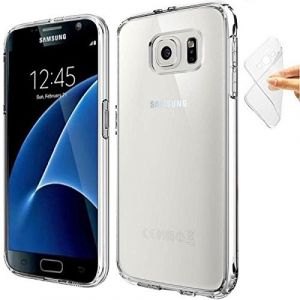 COPHONE® Coque de Protection Compatible avec Samsung Galaxy S7 Etui Transparent antidérapent Coque en Silicone Transparente Samsung Galaxy S7 Fine et Discrete. Haute Protection. (CoPhone, neuf)