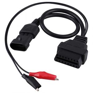 EBTOOLS pour câble adaptateur diagnostic 3 pin Câble de Diagnostic OBD2 3 broches à 16 broches connecteur adaptateur OBD2 câble de Diagnostic câble d'outil de Diagnostic de (Elerose 9rr, neuf)