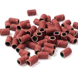 Lot de bandes de ponçage pour perceuse à ongles - Grain 80/120/150/180/240 - Pour perceuse à ongles en acrylique - Bandes de ponçage - Courroie de gel - Tête de meulage de manucure et pédicure (tuyaokejiyouxiangongsi, neuf)