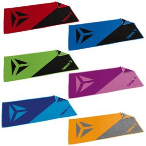 Tibhar Smash Pro Serviette de tennis de table | 50 x 100 cm | 100 % coton (gris/orange) (TopSpeed Tischtennis Vertriebs GmbH, neuf)