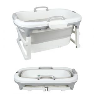 Baignoire Pliable B&eacute;b&eacute;, Baignoire Bebe avec Thermom&egrave;tre de Voyage Num&eacute;rique Portable,Comprend un plateau, Essentiel pour Les Nourrissons de 0 &agrave; 36 Mois (jusiZL, neuf)
