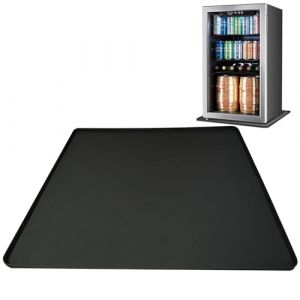 Bac d'égouttement pour réfrigérateur – Tapis sous le réfrigérateur, tapis universel en silicone pour revêtement de réfrigérateur, tapis de protection de tapis | Tapis de protection pour réfrigéra (qortiouwa, neuf)