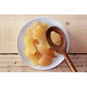 gingembre cristallisé 500g | Gingembre confit en lamelles | Gingembre en Tranches de | Gingembres séchés sucrés | Collation sucrée | IDÉAL pour les recettes | Végétariens et végétaliens | Dorimed (dorimed, neuf)