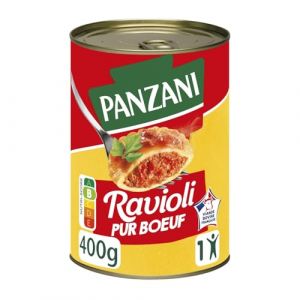 Plat Individuel Ravioli pur B&oelig;uf PANZANI - la boite de 400g Lot De 4 - Par Lot (March&eacute; Parisien, neuf)