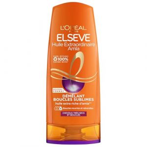 L'Or&eacute;al Paris - D&eacute;m&ecirc;lant Amla pour Cheveux Boucl&eacute;s et Tr&egrave;s Secs - Boucles Nourries - Huile d'Amla - Elseve Huile Extraordinaire - 250 ml (CHANNEL TOYS, neuf)