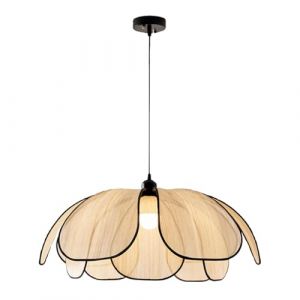 LOVIVER Boho Lustre Suspension en Forme de Fleur Tissu Abat-Jour Lustre Suspension pour Chambre Salon Cuisine Couloir, diamètre 60cm (LOVIVER FR, neuf)