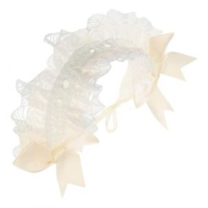 BESPORTBLE Bandeau Dentelle Lolita Kawaii avec Nœud Accessoire de Cheveux Vintage pour Déguisement de pour Robes Kawaii Événements Spéciaux (Quentin Hua, neuf)