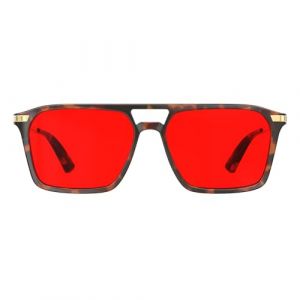 Goiteia Lunettes 100% bloquant la lumière bleue – Lunettes de sommeil rouges pour un blocage total de la lumière bleue et verte – Soulage la fatigue oculaire et améliore le sommeil (Goiteia EU, neuf)