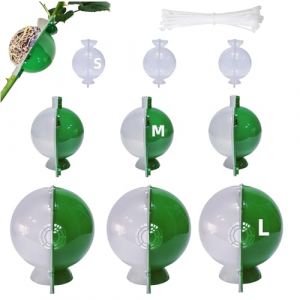 9PCS Germoir Boule de Marcottage Aerien, Godets de Repiquage Germer Pour Plante Germer Int&eacute;rieur Ext&eacute;rieur Mat&eacute;riel Pour Serre et Semis Bouturage Boule Marcottage Mini Serre Pour Semis Kit Germination (Ehonu, neuf)