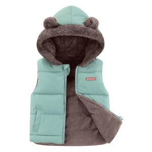 Happy Cherry Enfant Doudoune sans Manches L&eacute;ger Gilets en Peluche Fille Gar&ccedil;on 2-7 Ans Manteau sans Manche Chaud 120 (Gshishop, neuf)