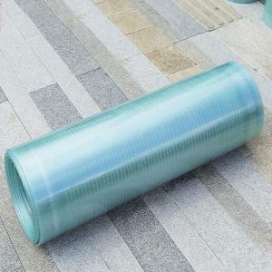 Plaque Polycarbonate pour Serre Jardin, 1mm Plaque Transparent, Feuille Plastique de Toiture, Panneaux en Fibre de Verre(50x500cm) (RIBLOR, neuf)