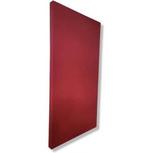 STOP SOUND Panneau acoustique 124x64x5 pour studio, bureau, maison, haute qualité, absorption du bruit (Rouge) (Home Design24, neuf)