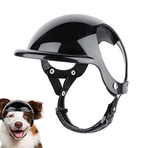Hodfid Moto pour Chien - Chapeau v&eacute;lo s&eacute;curit&eacute; pour Chien Compagnie - Casques pour Chien en Mousse Souple int&eacute;gr&eacute;e - Fournitures pour Animaux Compagnie Casque pour Chien (flod-queen, neuf)