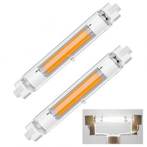 Dvnoua Ampoules R7S LED 118mm Dimmable 30W, R7S LED 118mm &Eacute;quivalent &agrave; 300W Ampoule Halog&egrave;ne J118mm, Blanc Froid 6000K 3000LM, Sans Scintillement, &Eacute;clairage &agrave; Faisceau 360&deg;, lot de 2 (llcllc, neuf)