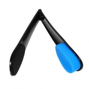 Hemobllo Applicateur de Lotion pour Ergonomique Éponge Réutilisable pour Autobronzant et Brosse Durable Long Manche pour Hommes (pattobold, neuf)