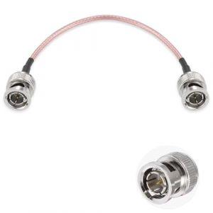 Vecys BNC M&acirc;le vers BNC M&acirc;le C&acirc;ble 75 Ohm HD-SDI RG179 RF Coaxial avec Connecteur Pigtail 6"/15cm pour VCR Cam&eacute;ra Radio CB Marine Moniteur CCTV (RFconet, neuf)