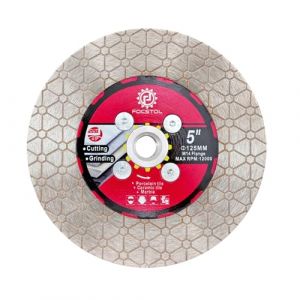 Disque Diamant Carrelage 125mm - FOCSTOL Double Face Coupe Meulage Lame Scie Diamant avec M14 Bride pour Porcelaine Céramique Marbre Granit Pierre Artificielle (FOCSTOL TOOLS, neuf)