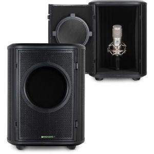 Boîte d'isolation Pronomic MP-360 – protection acoustique mobile avec filtre anti-pop double couche, écran Micscreen et cabine absorbante, idéale pour studio ou podcast. (Maison de la musique Kirstein, neuf)