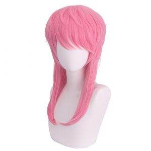 RiRaku Anime Cosplay Perruque Sanzu Haruchiyo Pink Red Short Halloween Costume Cosplay Perruque,pour F&ecirc;te Carnaval No&euml;l (ZouPingPengQiJianZhuGongChengYouXianGongSis, neuf)