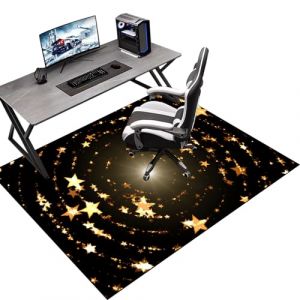 130 x 150 cm Tapis de Protection du Sol pour Chaise de Bureau, Tapis Gaming Sol, Tapis de Protection du Sol pour sols durs, Tapis de Sol bureau pour Chaise de Bureau stratifi&eacute;e, Bureau et Chambre (Tkuhknag, neuf)