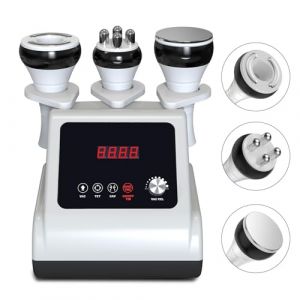 Qewher 3 EN 1 Radiofréquence Visage, 40K Appareil Anti Cellulite Lipocavitation Radiofréquence Visage et Corps, Ventouse Cellulite Entier Masseur Amincissants et Raffermissants (Qewher, neuf)