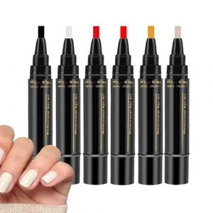 Stylos Vernis - 6 Pi&egrave;ces S&eacute;chage Rapide Tenue Longue Outils De Manucure | Stylos Vernis,Pour M&egrave;res Salon Maison F&ecirc;te Vacances Mariage Quotidien (maicey, neuf)