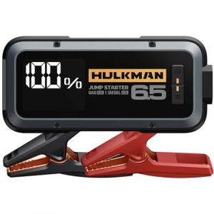 HULKMAN Alpha 65 Booster Batterie Voiture 1200A pour 6,5L Essence et 4L Diesel avec Écran LED 12V Démarreur de Batterie Voiture Lithium Portable et Intelligent (HULKMAN DIRECT, neuf)