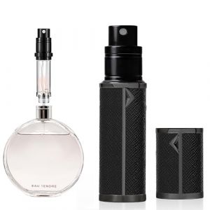 muilsae AB00BK Vaporisateur Parfum, 5 ml Flacon rechargeable, Vaporisateur de voyage portable, adapt&eacute; au sac &agrave; main, au voyage, pour femmes et hommes (Noir) (Aromamuse, neuf)