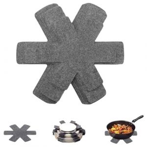 SNZ Lot de 15 protège-poêles en Feutre (38/35/26 cm), Dessous de Plat antidérapants pour poêles Tefal/WMF/Elo, Ustensiles de Cuisine pour protéger Les Meubles et Prolonger la durée de Vie de la poêle (Qifeitech, neuf)