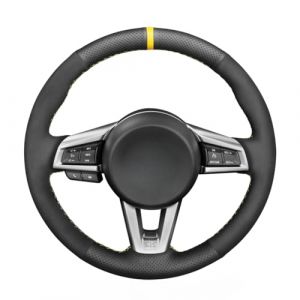 MEWANT Housse de volant en cuir pour Mazda MX-5 2015 2016 2017 2018 2019 2020 / Accessoires de volant pour Mazda MX-5 (MooventAccessories, neuf)
