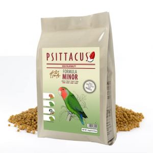 Psittacus Formula Minor 3 kg. Spécial pour Agapornis (Complementosparaaves, neuf)