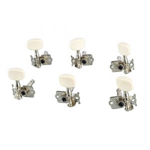 6 Pièces Accordeur de Verrouillage de Guitare Accordeur de Verrouillage de Guitare, Cheville d'accordage de Corde de Guitare Accordeur de Tête de Machine scellé Clés (Chasoe, neuf)
