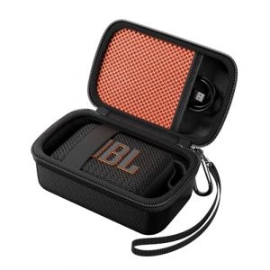 ProCase Housse de Protection pour Enceinte JBL GO 4/ GO 3/ Essential / 2, Speaker Case Portable, &Eacute;tui de Transport Rigide pour Enceinte JBL GO 3 Eco Ultra, Sac de Rangement Anti-Choc Anti-Rayure -Noir (ChangBo Store, neuf)