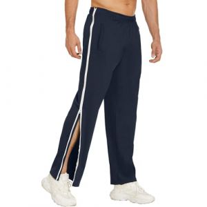 Sonnena Pantalon De Surv&ecirc;tement &Agrave; Bouton-Pression Lat&eacute;ral pour Homme Pantalon Boutonn&eacute; &Agrave; Ouverture Lat&eacute;rale Grande Taille pour Hommes Pantalon de Cargo Jogging Pantalons pour Homme (extensivc, neuf)