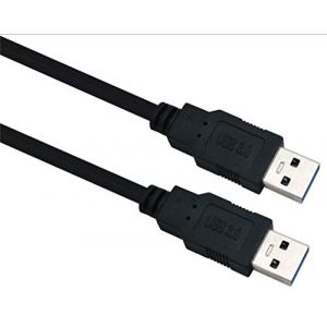 Helos Câble de raccordement USB 3.0 A mâle/fiche A Noir 0,5 m (ALPEXE France, neuf)