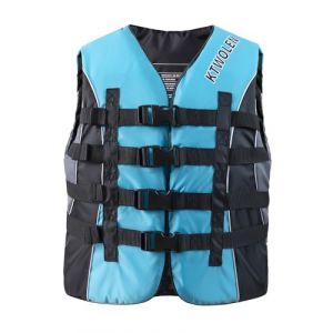 KTWOLEN Aides à la Flottabilité pour Adultes Unisexe Flottaison Veste Aider Gilet de Flottaison pour Les Sports Nautiques, Kayak, Sup, Pêche, Bateau, Plongée en Apnée, Bleu, XS (KTWOLEN, neuf)
