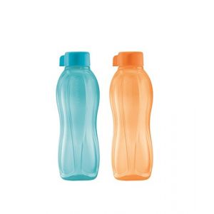 Tupperware Petite Sports Eco Bouteille d'eau 500 ML Lot de 2, Bleu/Orange (SILVER THRONE PVT LTD, neuf)