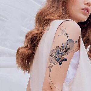 Tatouage Ephemere Tatouages Temporaires Papillon Mollet Hommes Et Femmes Bras Longue Durée Peinture À L'Encre Sexy Fleur Bras Cicatrice Couverture Étanche Faux Tatouage Grandes Et Petites Images (ZhouKouShiXinRuiJianSheGongChengYouXianGongSi, neuf)