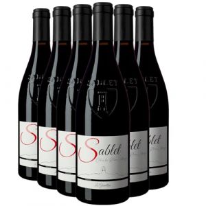 C&ocirc;tes du Rh&ocirc;ne Villages Sablet - Rouge 2023 - Le Gravillas - Vin Rouge de la Vall&eacute;e du Rh&ocirc;ne (6x75cl) (e-boissons, neuf)