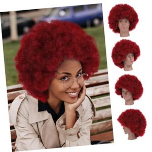 Gatuida Perruques Synth&eacute;tiques Afro Perruques Boucl&eacute;es Pour Halloween Perruques Noires Pour Femmes Perruques Pour Dames Perruques De Costume Perruques Noires Pour Femmes Perruques (Queenie ruy, neuf)