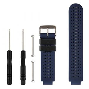 Honecumi Bracelet Compatible avec Garmin Forerunner 735XT, 220/230/235/620/630 GPS-Uhr, Approach S20 S5 S6 Golf Watch - Souple Silicone Classique Réglable Sport (honecumi-FR, neuf)