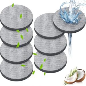 Lot de 8 Disques Filtrants à Eau pour Brita Fill and Go Bouteilles Filtrantes, Réduit les PFAS, le Chlore, les Microparticules, d'Autres Substances Altérant le Goût Dans l'Eau Potable (OÜ DidenkoSolution, neuf)